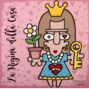 la regina della casa Roncara'cornici Roma