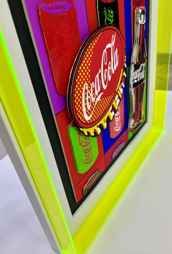 coca cola pop Max Ross cornici Roma