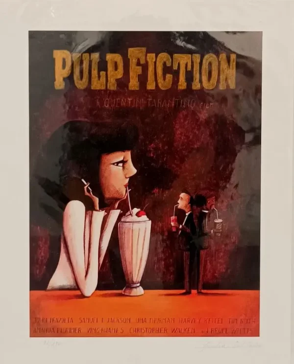 pulp fiction Giulia del Mastio cornici Mita