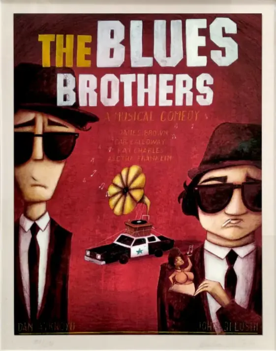 the blues brothers Giulia del Mastio cornici Mita
