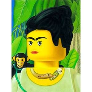 Scimmia e collana Frida Kahlo
