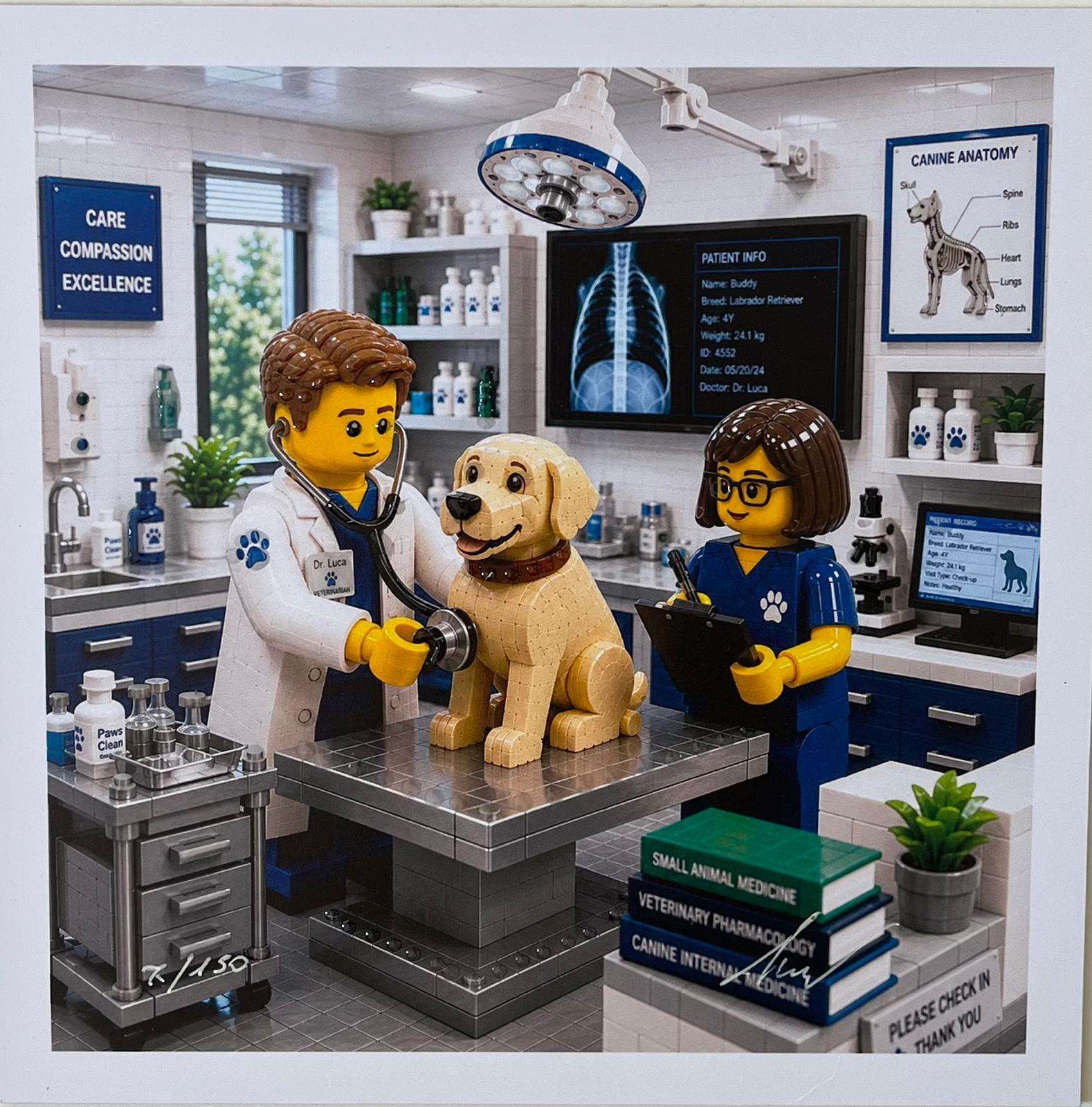 Il veterinario il veterinario PIER cornici MITA